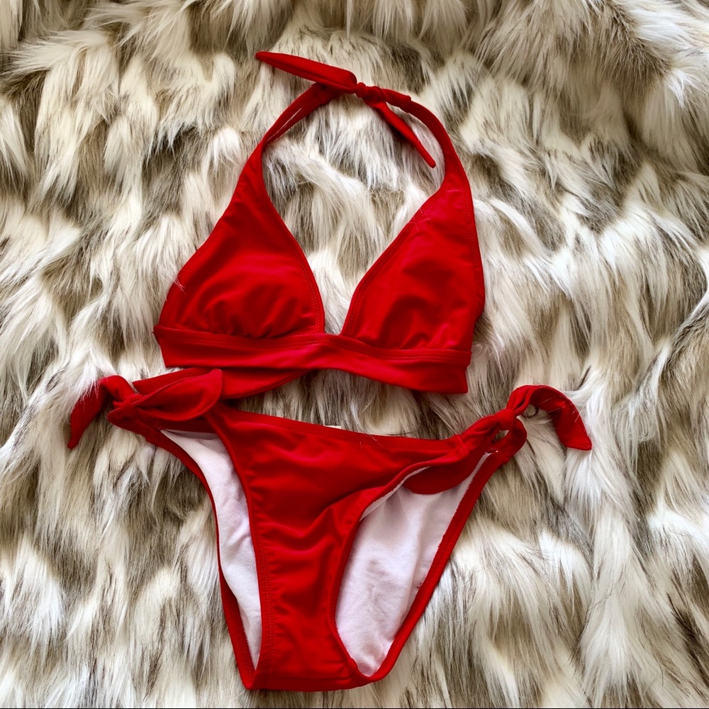 Cherry Red Bikini